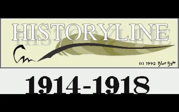 Historyline 1914-1918_Disk1 screen shot title